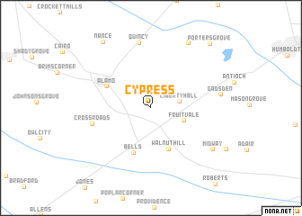 map of Cypress