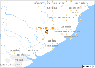 map of Cyprus Dale