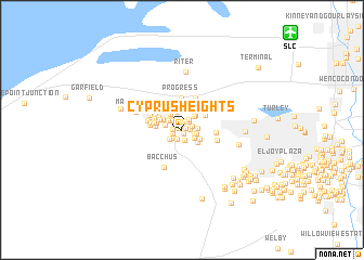 map of Cyprus Heights