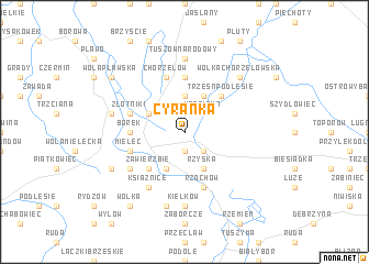 map of Cyranka