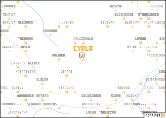 map of Cyrla