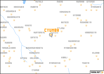 map of Cyumba