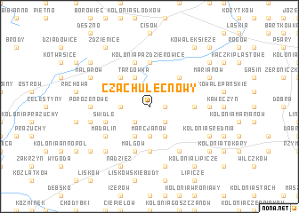 map of Czachulec Nowy