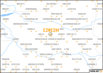 map of Czaczki