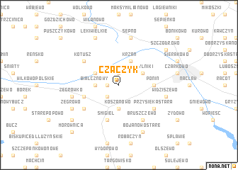 map of Czaczyk