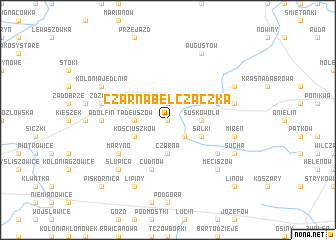 map of Czarna Bełczaczka