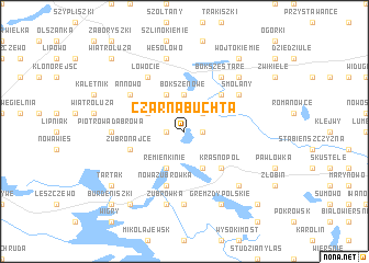 map of Czarna Buchta