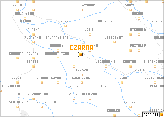 map of Czarna