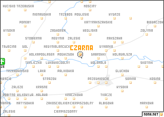 map of Czarna