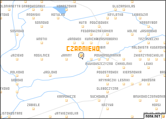 map of Czarniewo