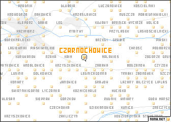 map of Czarnochowice