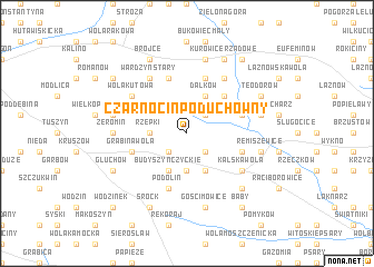 map of Czarnocin Poduchowny