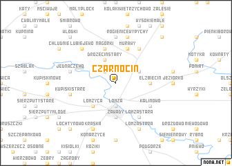 map of Czarnocin