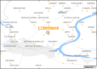 map of Czarnówka