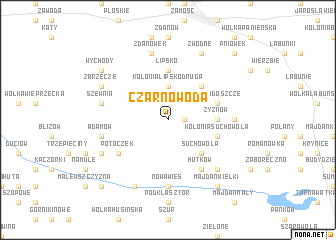 map of Czarnowoda