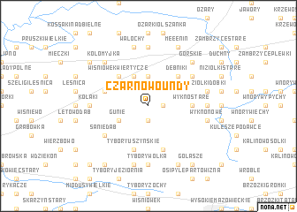 map of Czarnowo Undy