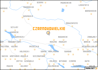 map of Czarnowo Wielkie