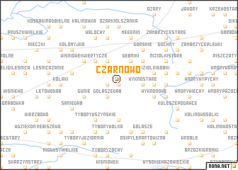 map of Czarnowo