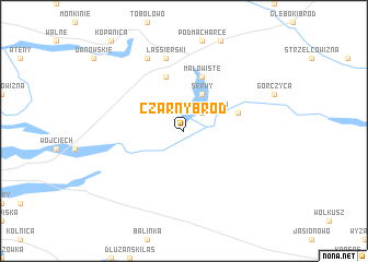 map of Czarny Bród