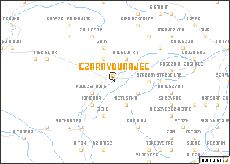 map of Czarny Dunajec