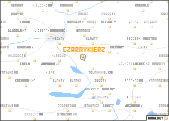 map of Czarny Kierz