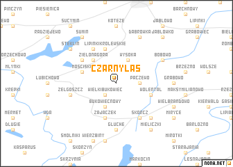 map of Czarnylas