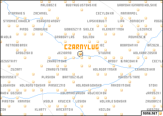 map of Czarny Ług