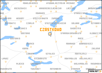 map of Cząstkowo