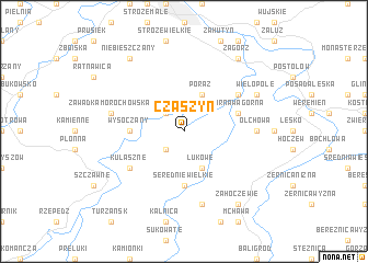 map of Czaszyn