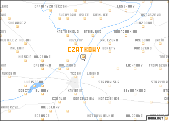 map of Czatkowy