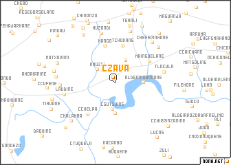 map of C. Zava