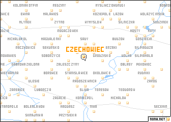 map of Czechowiec