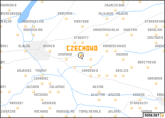 map of Czechowo