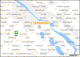 map of Czerniaków