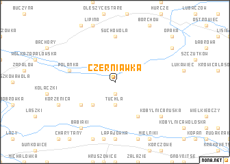 map of Czerniawka