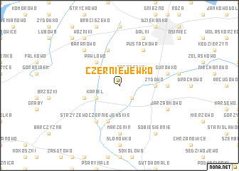 map of Czerniejewko