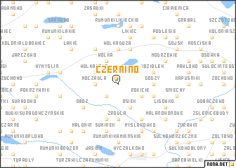 map of Czernino