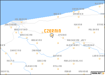 map of Czernin