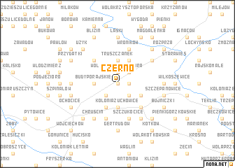 map of Czerno