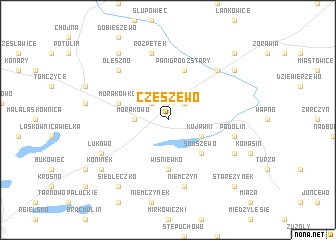 map of Czeszewo