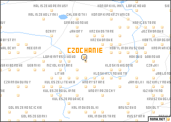 map of Czochanie