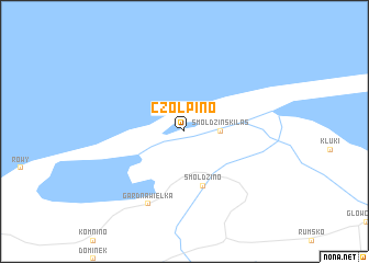 map of Czołpino