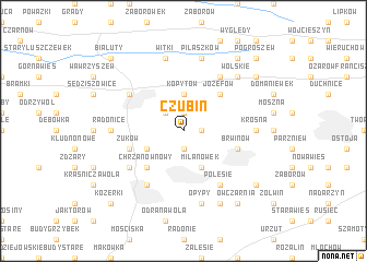 map of Czubin