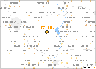 map of Czulaw