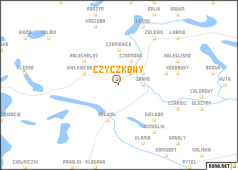 map of Czyczkowy