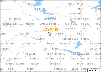 map of Czyprki