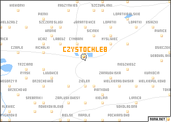 map of Czystochleb