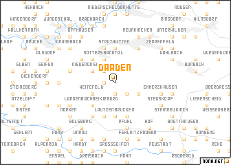 map of Daaden