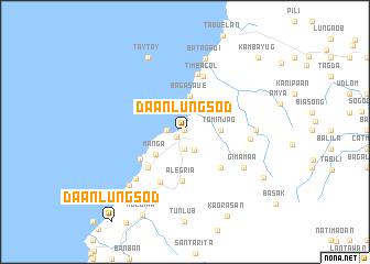 map of Daan Lungsod