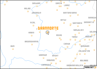 map of Da-an Norte